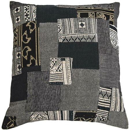 INDIS HERITAGE Vintage Mudcloth Inspired Patchwork Pillow Cover C1125